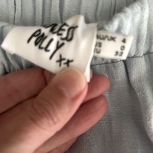 Light blue flowy skirt